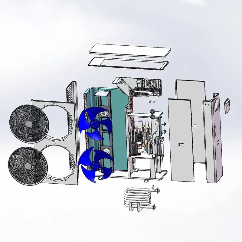 Инверторный тепловой насос с функцией обогрева и охлаждения.3